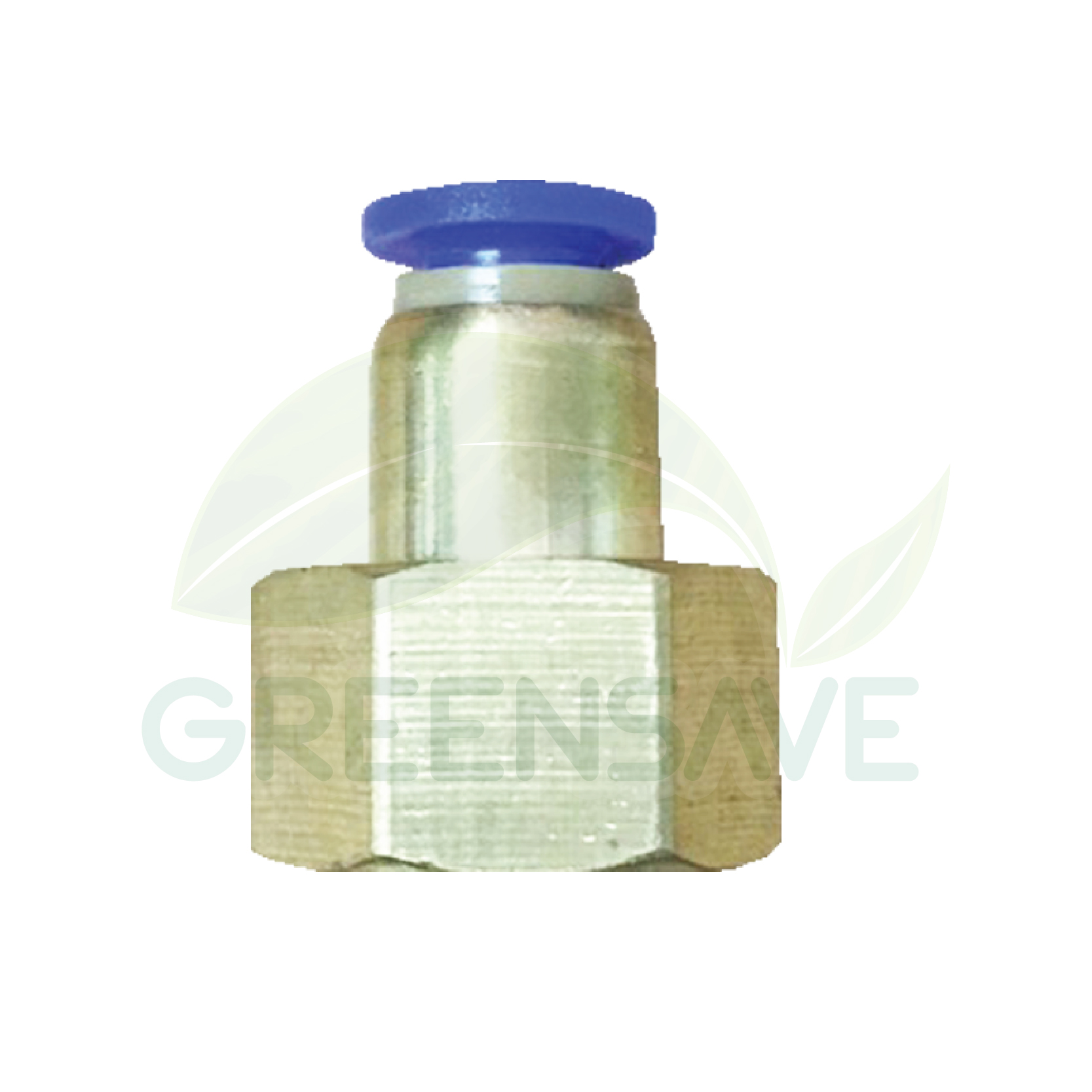 ข้อต่อ ขนาด 6 mm เกลียวใน 3 หุน สำหรับสายน้ำPU และหัวพ่นหมอก