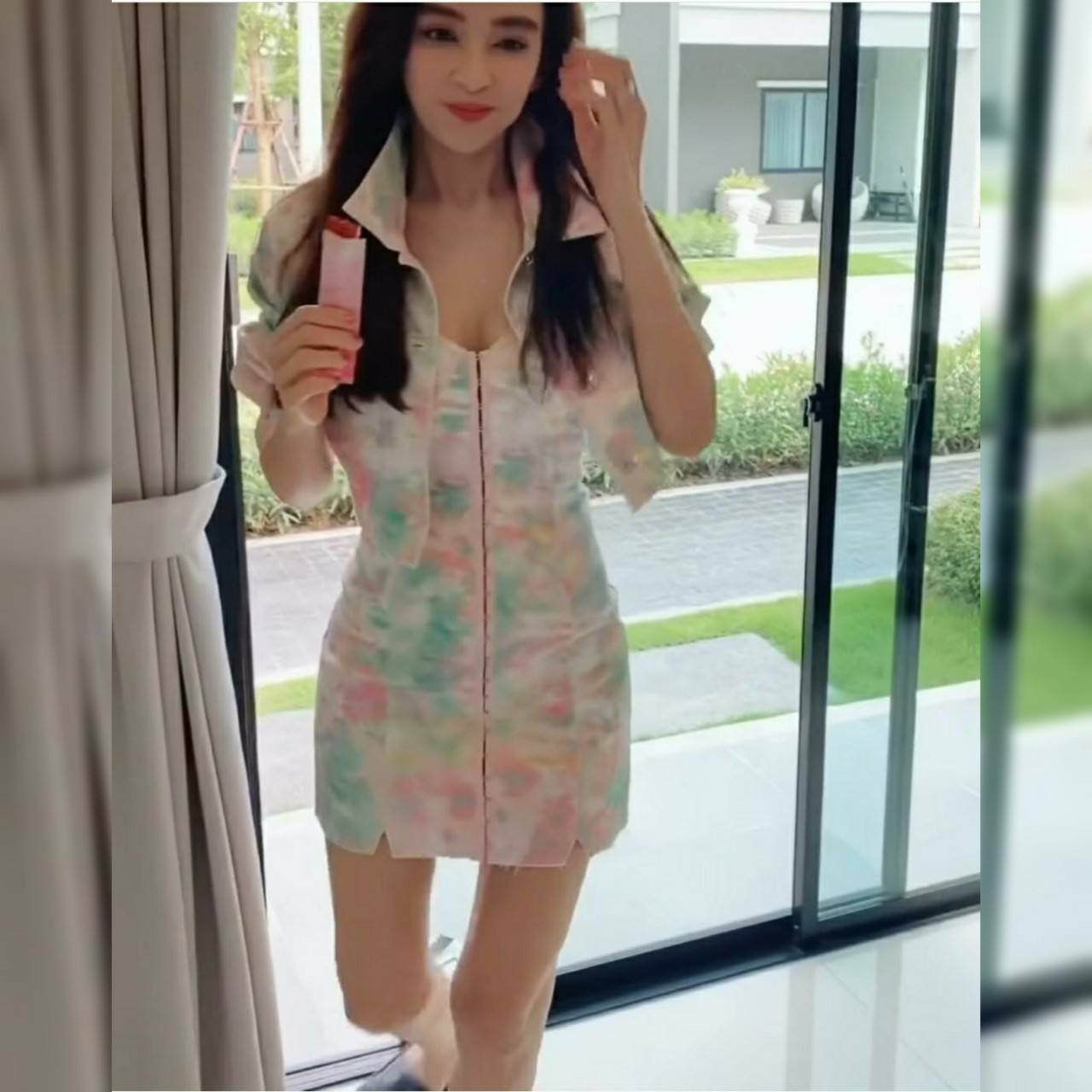 เสื้อคลุมแขนยาวเดรสตะขอ