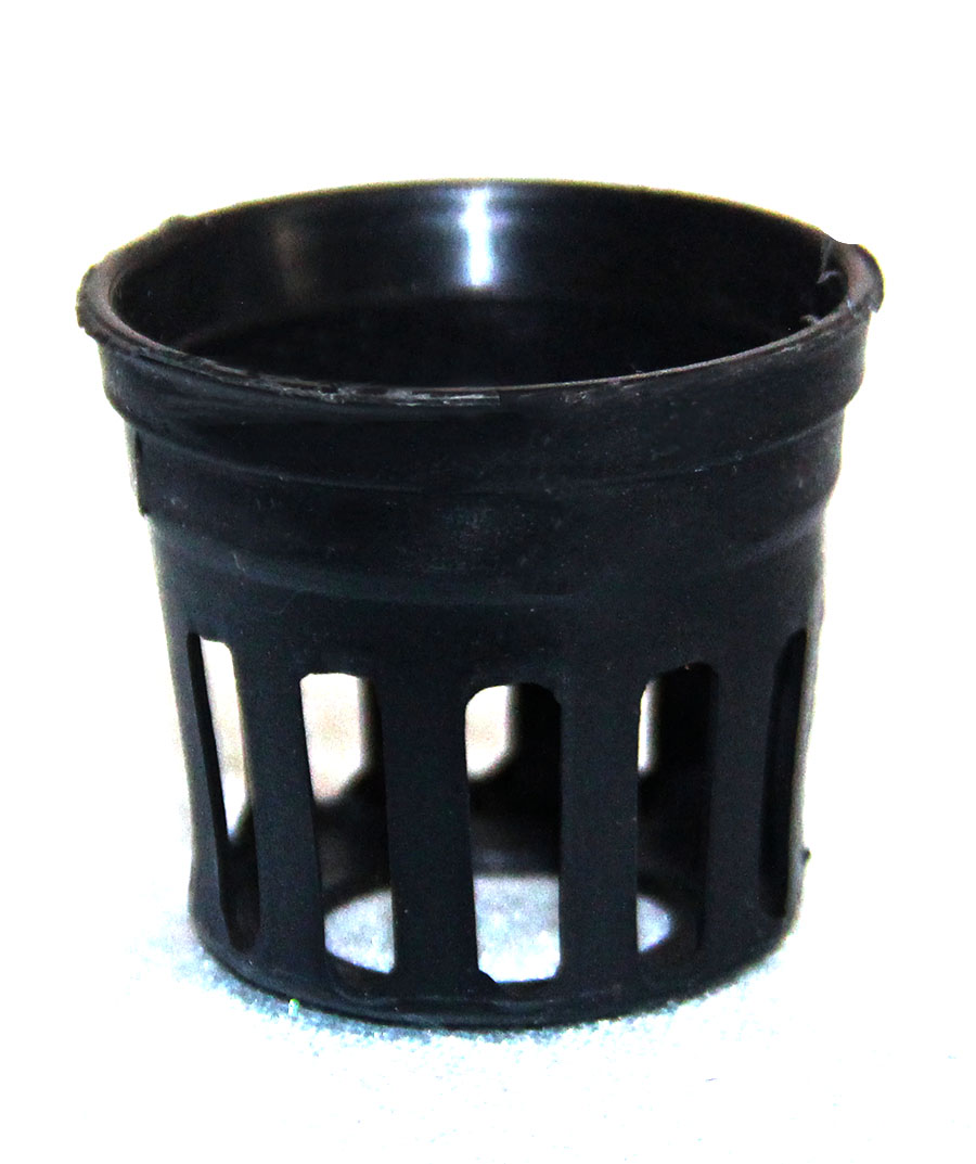 ถ้วยปลูกไฮโดรโปนิกส์สีดำ