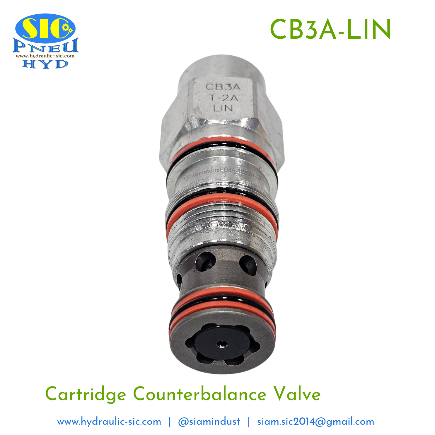 CB3A-T2A-LIN Cartridge Counterbalance Valve (สเปคเทียบ CBEA-LIN ของ SUN Hydraulic)