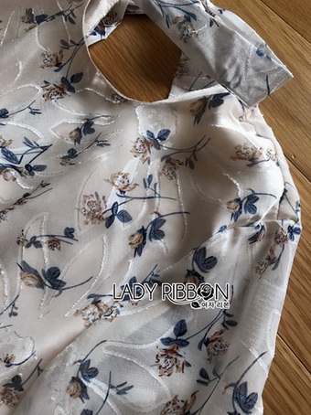 Chiffon Dress เดรสผ้าชีฟองพิมพ์ลายดอกไม้