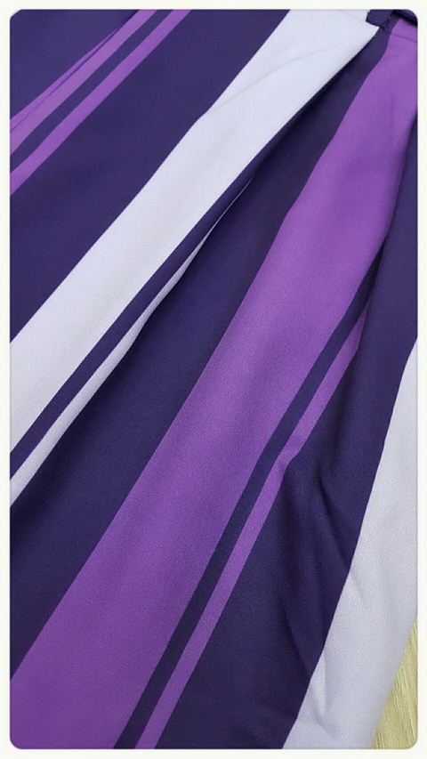 เสื้อทรงแจ๊คเก็ตพิมพ์ลายทางริ้ว ทั้งชุด