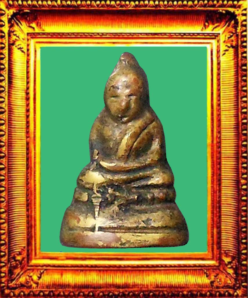พระชัยพิมพ์ป้อมเล็กฐานสูงหลวงปู่บุญ องค์ที่ 7