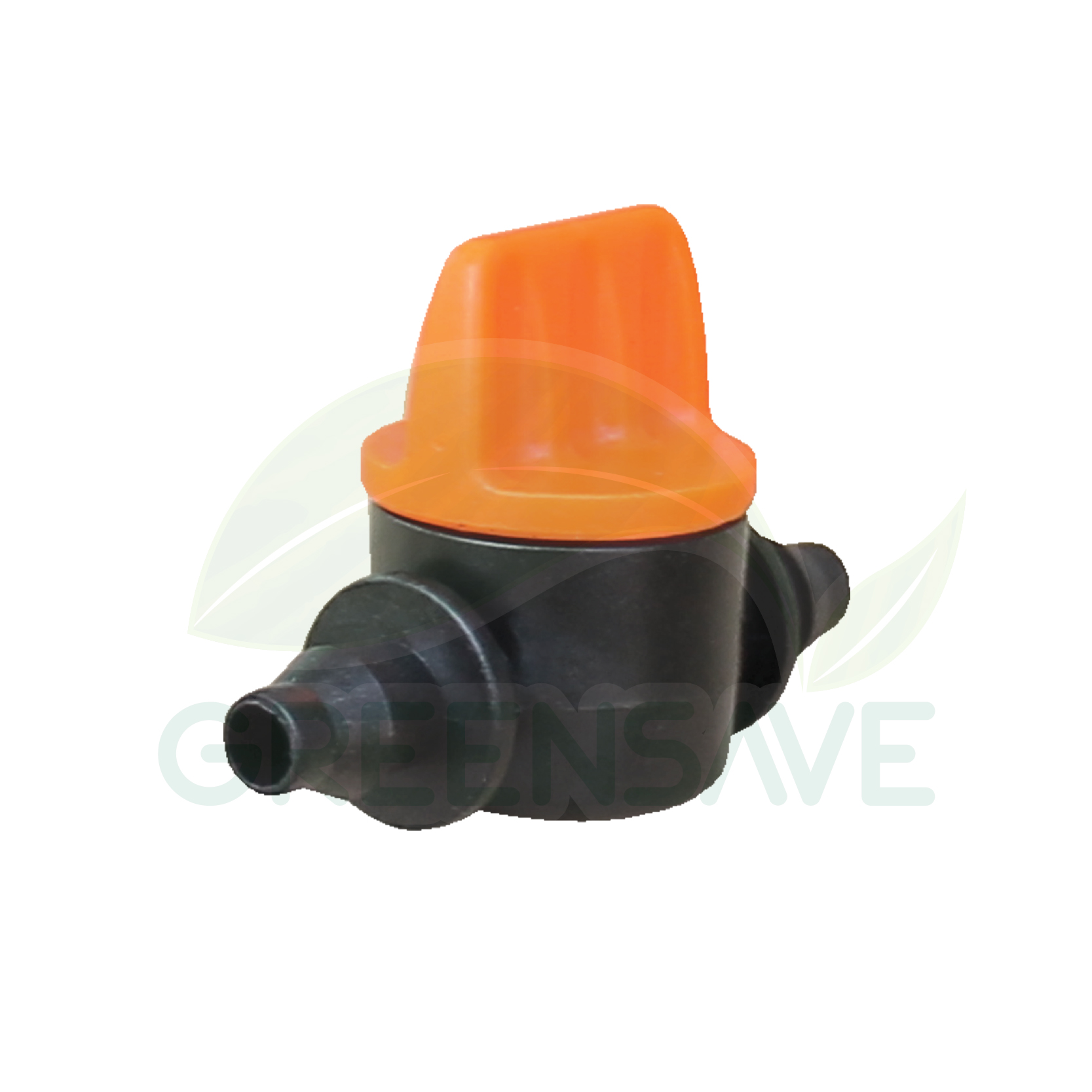 วาล์วสายไมโคร รุ่นมือบิด 7 mm สีส้ม