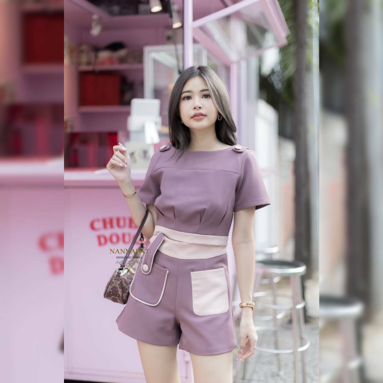เสื้อซิปหลัง ดีไซส์เก๋จับจีบ