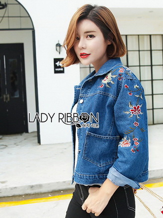 Lady Denim Jacket แจ๊กเก็ต