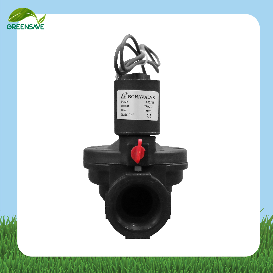 Solenoid valve DC12v ระบบน้ำ 1 นิ้ว โซลินอยด์วาล์ว สำหรับระบบน้ำเพื่อการเกษตร