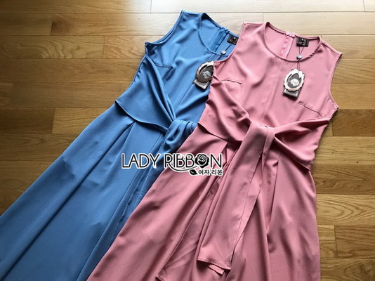 Plain Jumpsuit Lady Ribbon ขายจัมป์สูทแขนกุด