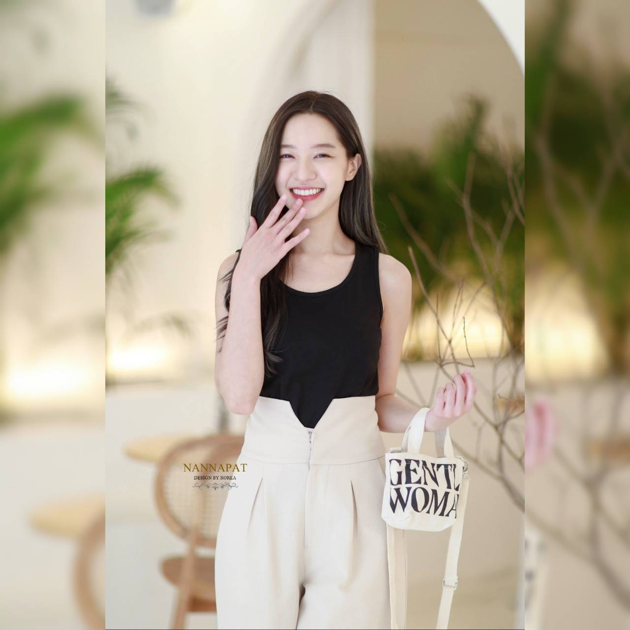 เสื้อกล้ามผ้ายืดหนานุ่ม