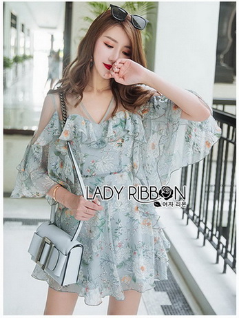 เซ็ตเอี๊ยมจัมป์สูทและเสื้อทอไหมพรมบาง