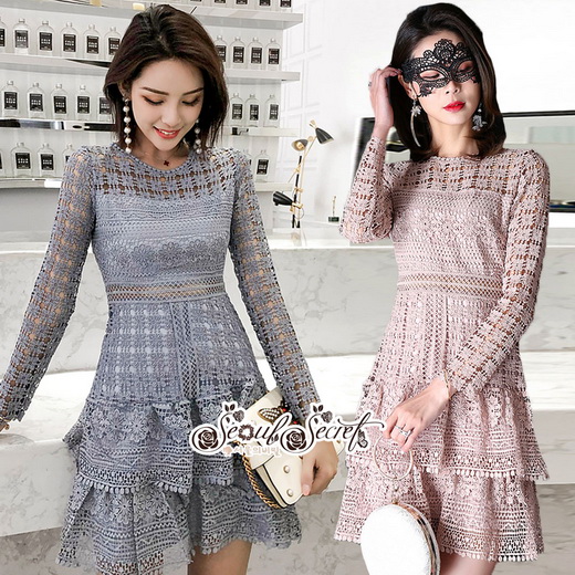 เดรส2สี โทนสีพาสเทลหวานๆ
