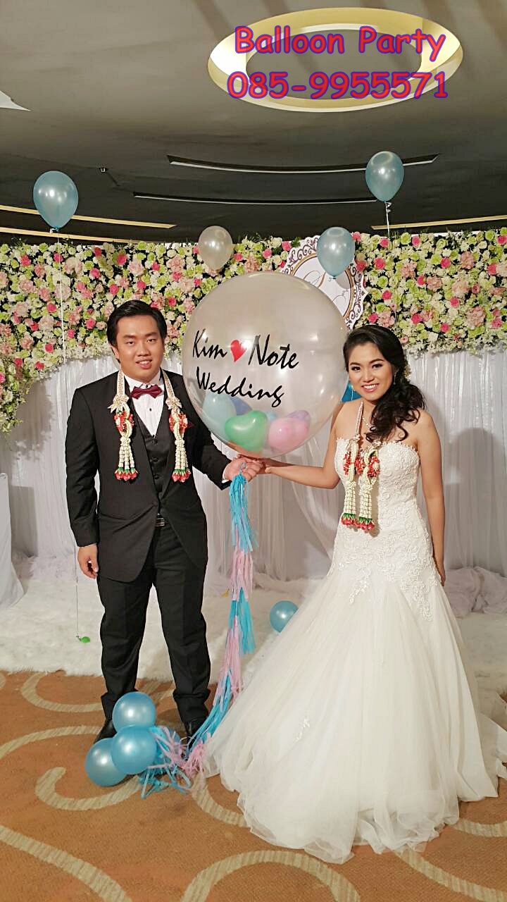 ลูกโป่งใสขนาด 30 นิ้ว สินค้านำเข้าของอเมริกา ยี่ห้อ Qualatex