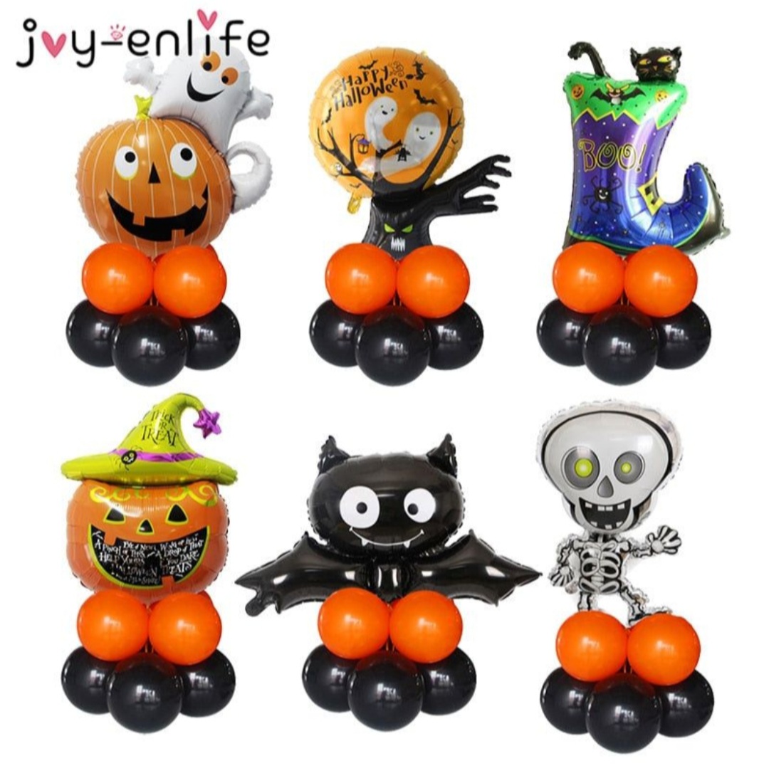 ลูกโป่งวันฮาโลวีน แบบตั้งพื้น 2 ชั้น Halloween Balloons