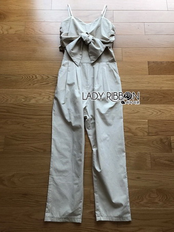 Lady Lily Casual Chic Ribbon Jumpsuit