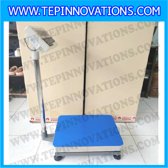 เครื่องชั่งน้ำหนักดิจิตอล พร้อมปริ้นเตอร์ในตัว พิกัด100kg ค่าละเอียด 10g ยี่ห้อ TIGER รุ่น TI-04P ขนาดแท่น 40x50cm. เครื่องชั่งแบบ Build in Printer