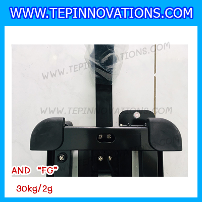 เครื่องชั่งน้ำหนักดิจิตอล พิกัด30กิโลกรัม ความละเอียด5g ยี่ห้อ AND รุ่น FG-30 ขนาดแท่นชั่ง30*38cm (เครื่องชั่งผ่านตรวจรับรองจากสำนักชั่งตวงวัด)