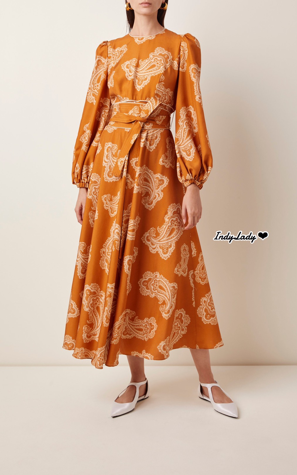Maxi Dress งานสวย มาในโทนสีส้ม