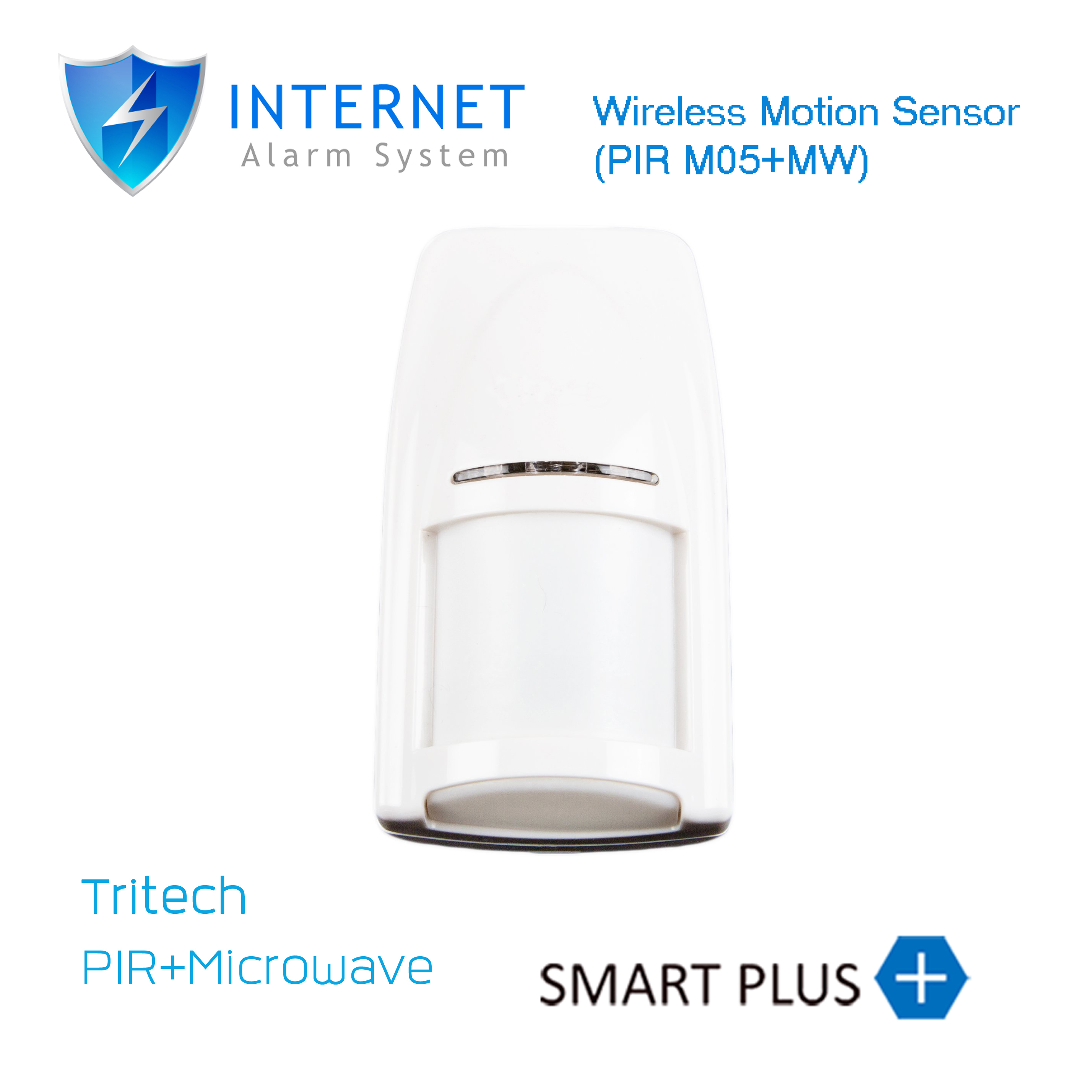 Wireless Motion Sensor ( PIR-M05+MW ) Microwave แบบภายใน