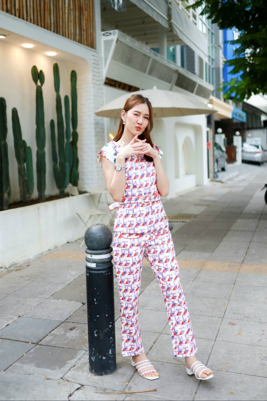 เสื้อซิปหลัง กางเกงทรงสวย