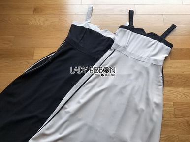 Lady Gabby Two-Tone Vintage Crepe Dress