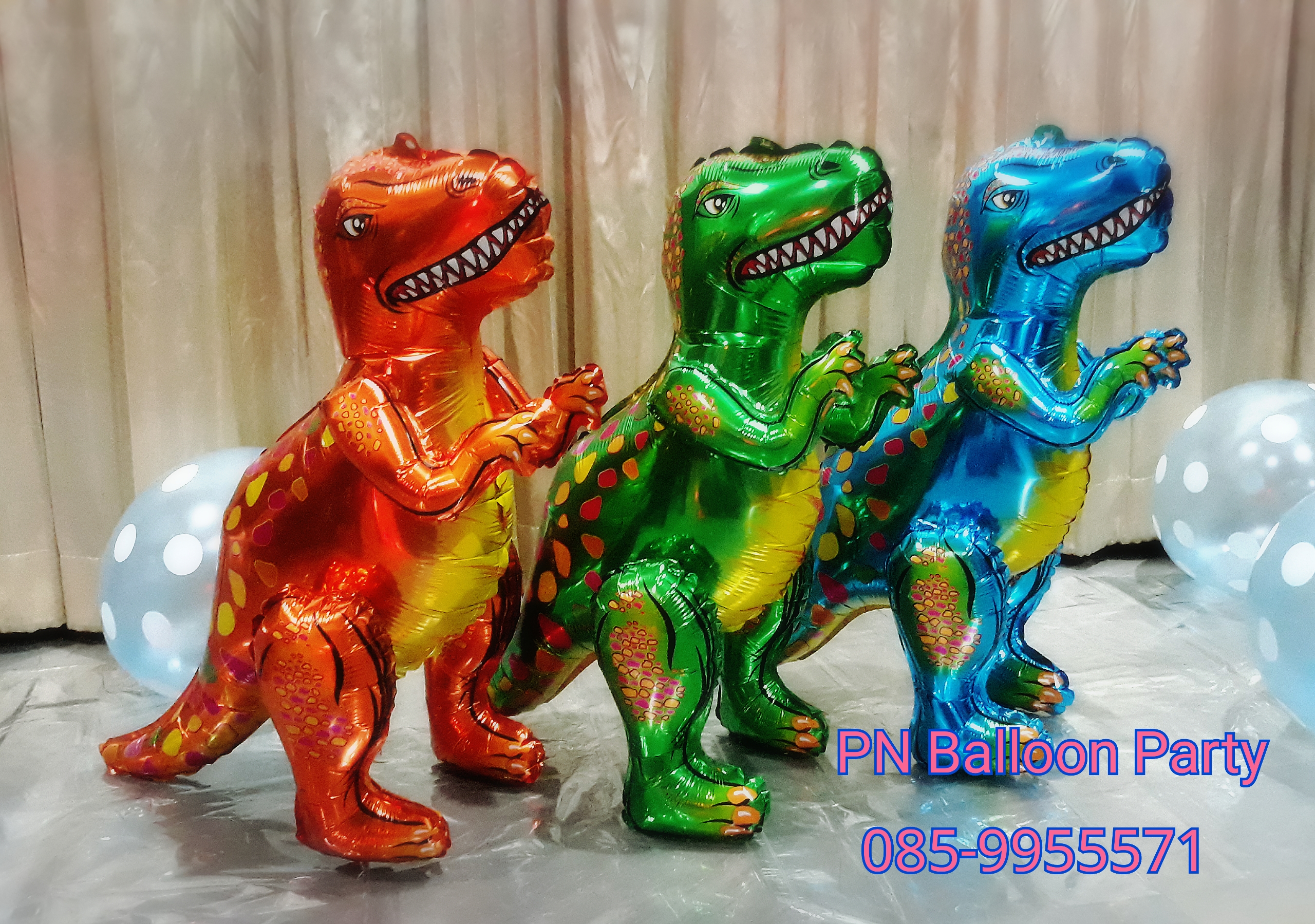 ลูกโป่งไดโนเสาร์แบบยืนตั้งพื้นได้ Dinosaurs Balloon