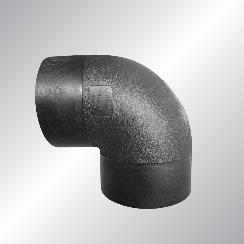 ข้อต่อ HDPE BF งอ 90 องศา แบบเชื่อมชน Butt Fusion