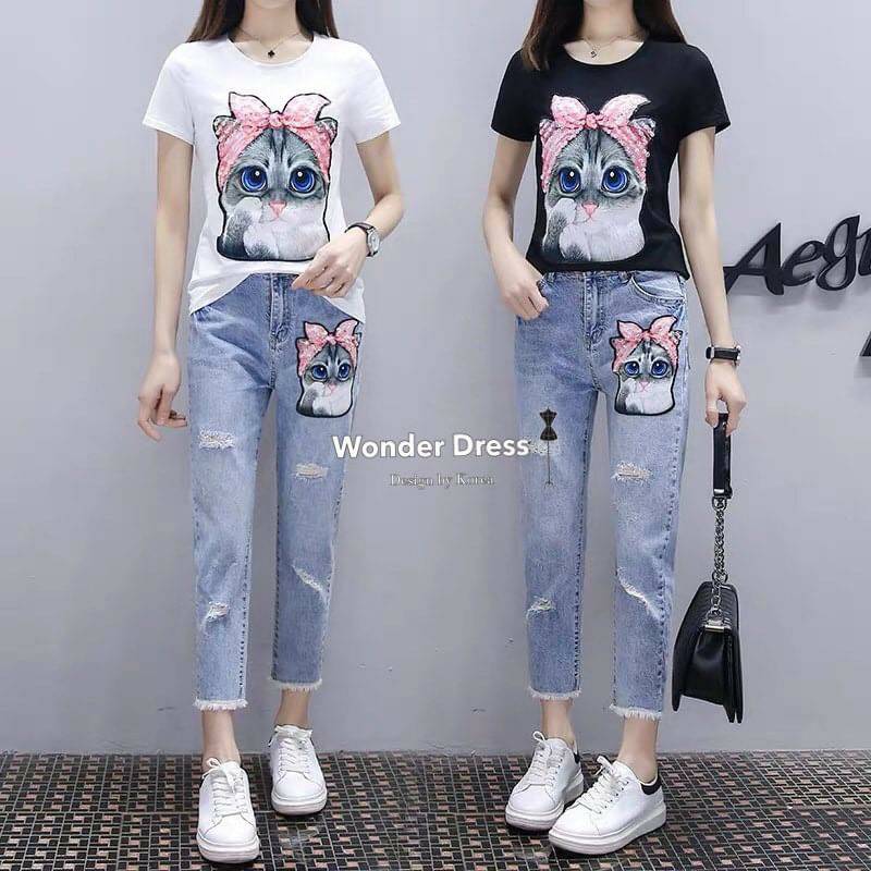 เซ็ทเสื้อผ้าคอตตอนเนื้อนิ่ม