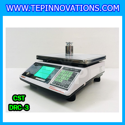 เครื่องชั่งนับจำนวน3kg ตาชั่งนับชิ้นงาน 3kg พิกัดน้ำหนัก 3kg ความละเอียด 0.1g ยี่ห้อ CST รุ่น DRC