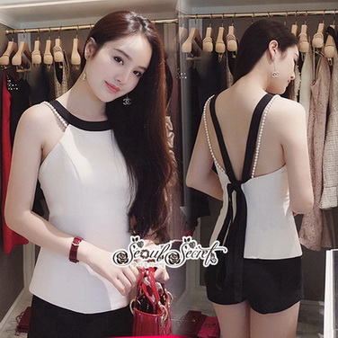 เสื้อทรงเข้ารูปเปิดหลังสวยเซ็กซี่