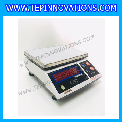 เครื่องชั่งน้ำหนักดิจิตอล พิกัดน้ำหนัก 30กิโลกรัม ยี่ห้อ CST รุ่น CDR ความละเอียด 1g (เครื่องชั่งผ่านตรวจรับรองจากสำนักชั่งตวงวัด)