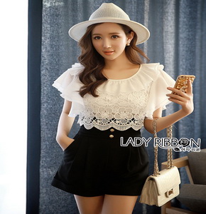 Lady Ribbon Playsuit ขายส่งเพลย์สูท