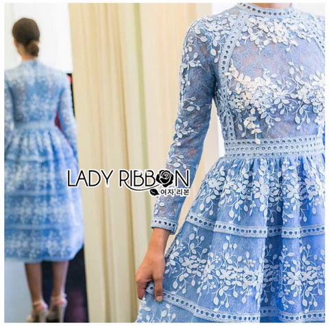 เดรสผ้าลูกไม้สไตล์โมเดิร์นเฟมินีน