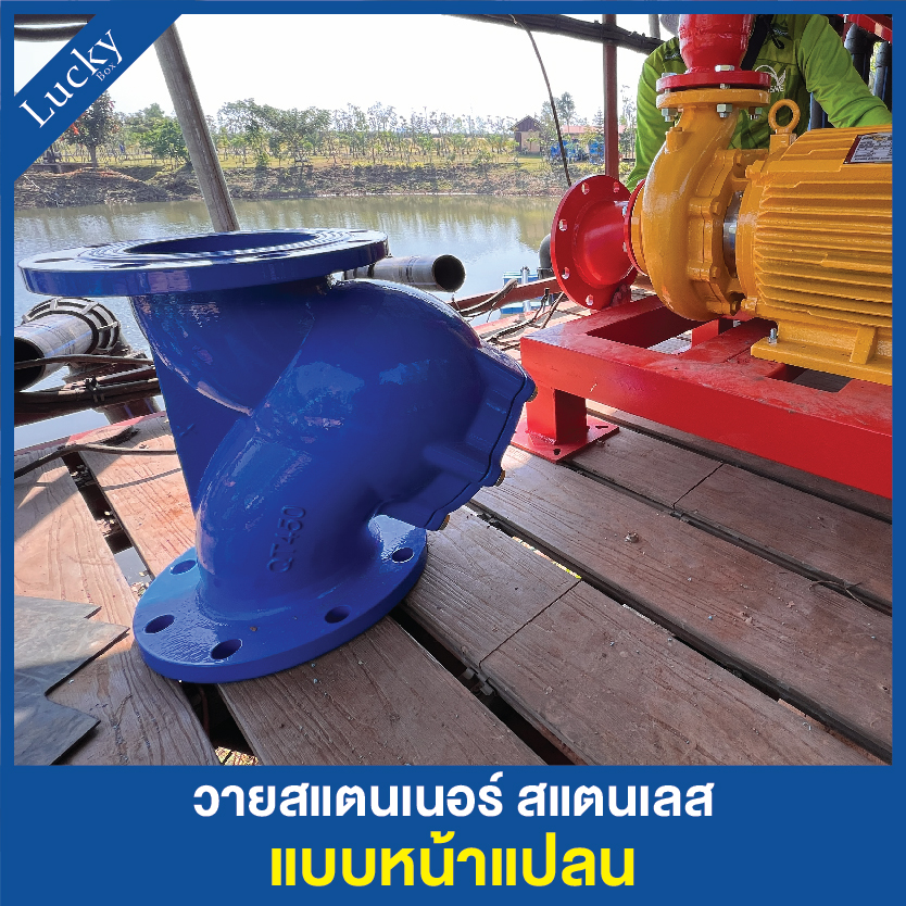 Y Strainer วายสแตนเนอร์ เหล็กหล่อ ขนาด 3 นิ้ว แบบหน้าแปลน 10K