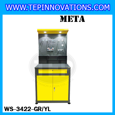 โต๊ะทำงานพร้อมเก็บเครื่องมือ Workstation Knockdown รุ่น WS-3422