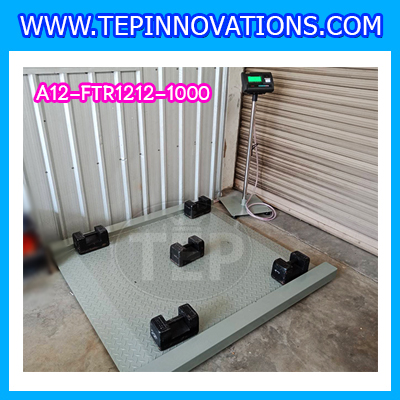เครื่องชั่ง1ตัน เครื่องชั่งน้ำหนักดิจิตอล1ตัน เครื่องชั่งแบบวางพื้น1000กิโลกรัม เครื่องชั่งน้ำหนัก1000กิโล ตาชั่งน้ำหนัก1000กิโล เครื่องชั่งตั้งพื้น1000Kg ละเอียด100g เครื่องชั่งพร้อมทางลาดในตัว A12-FTR1212-1000(R) (ผ่านตรวจ สอบถามเพิ่มเติม)