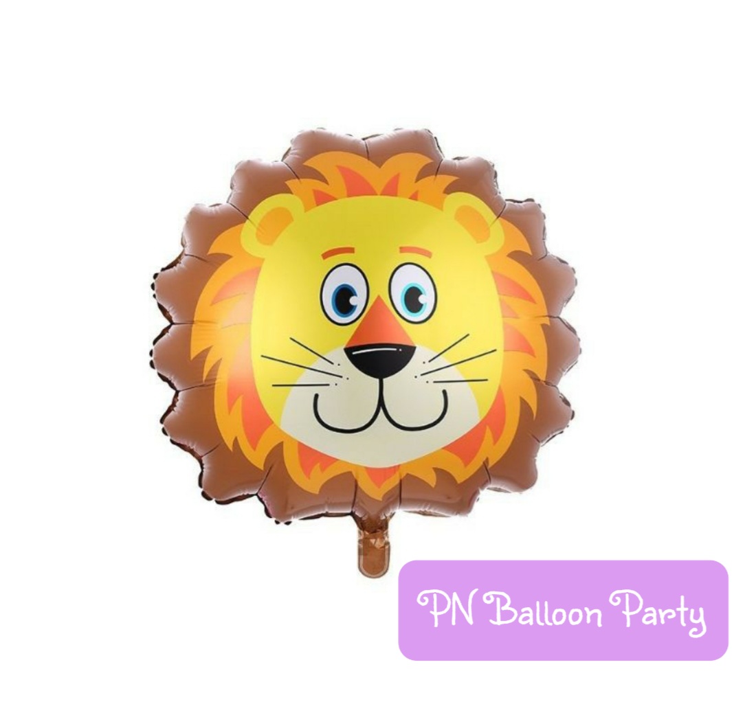 ลูกโป่งหัวสิงโต Lion ANIMAL Balloons