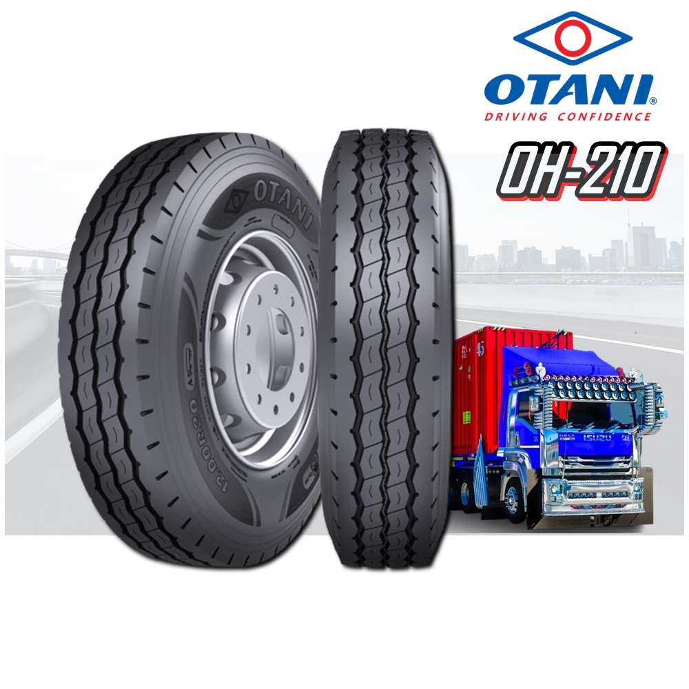 ยางรถบรรทุก เรเดียล ขนาด 13R22.5 รุ่น OH210 ชนิด TL 18PR ยี่ห้อ OTANI