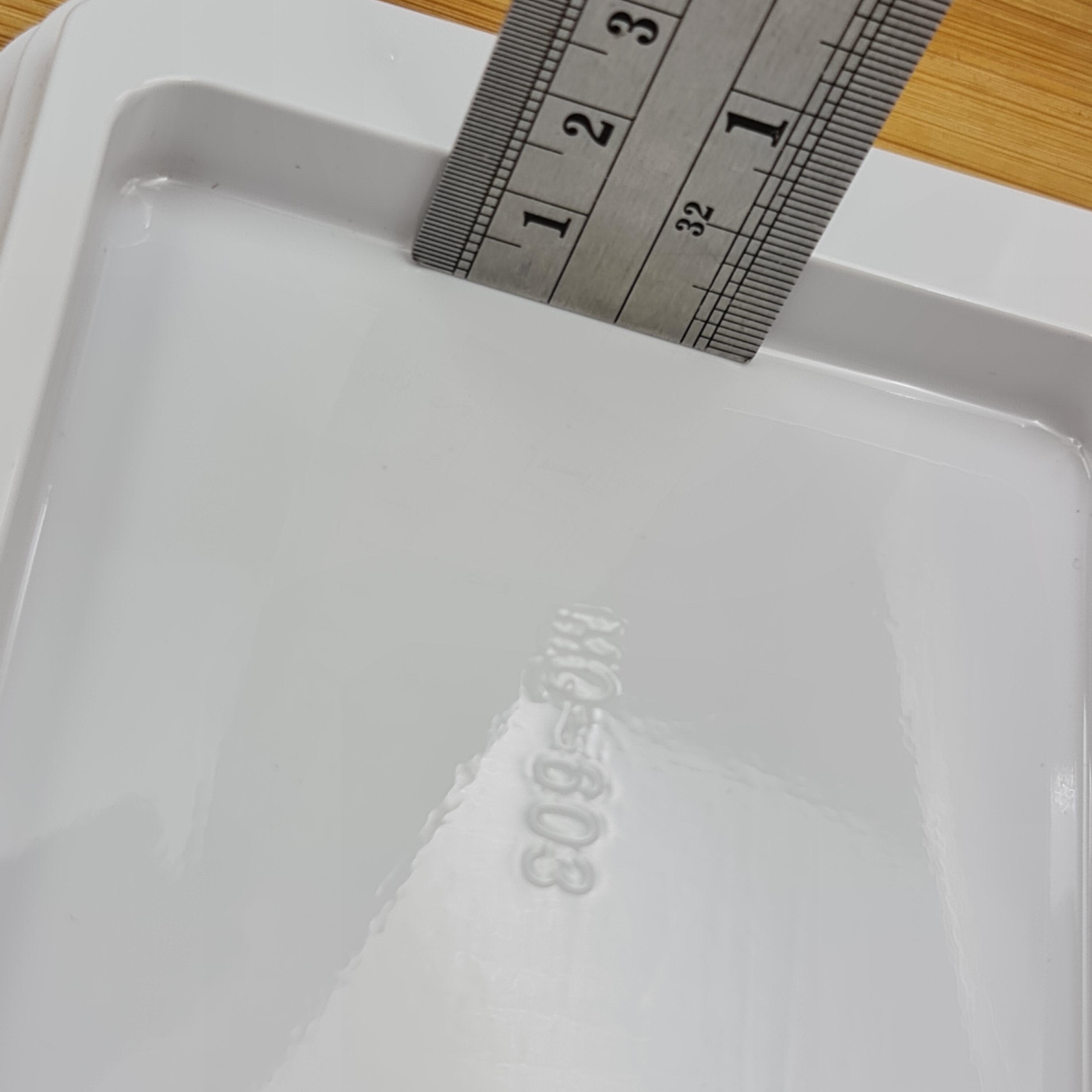 กล่องเค้ก+ส้อม สี่เหลี่ยม8.3cm. สูง10cm. ฝาไม่ล็อค 20ชุด/แพ็ค กล่องเบเกอรี่ แพ็กเกจจิ้ง แพ็คเกจ bbpo j12