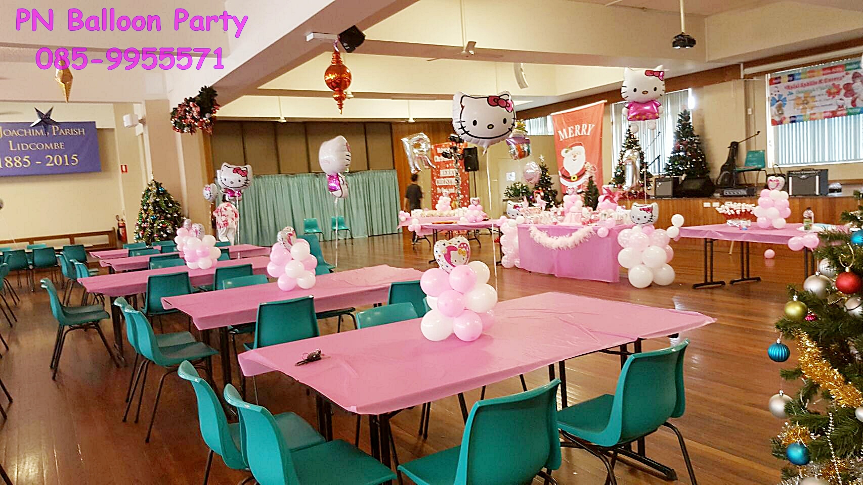 จัดงานด้วยลูกโป่งคิตตี้ Hello Kitty Balloon Party