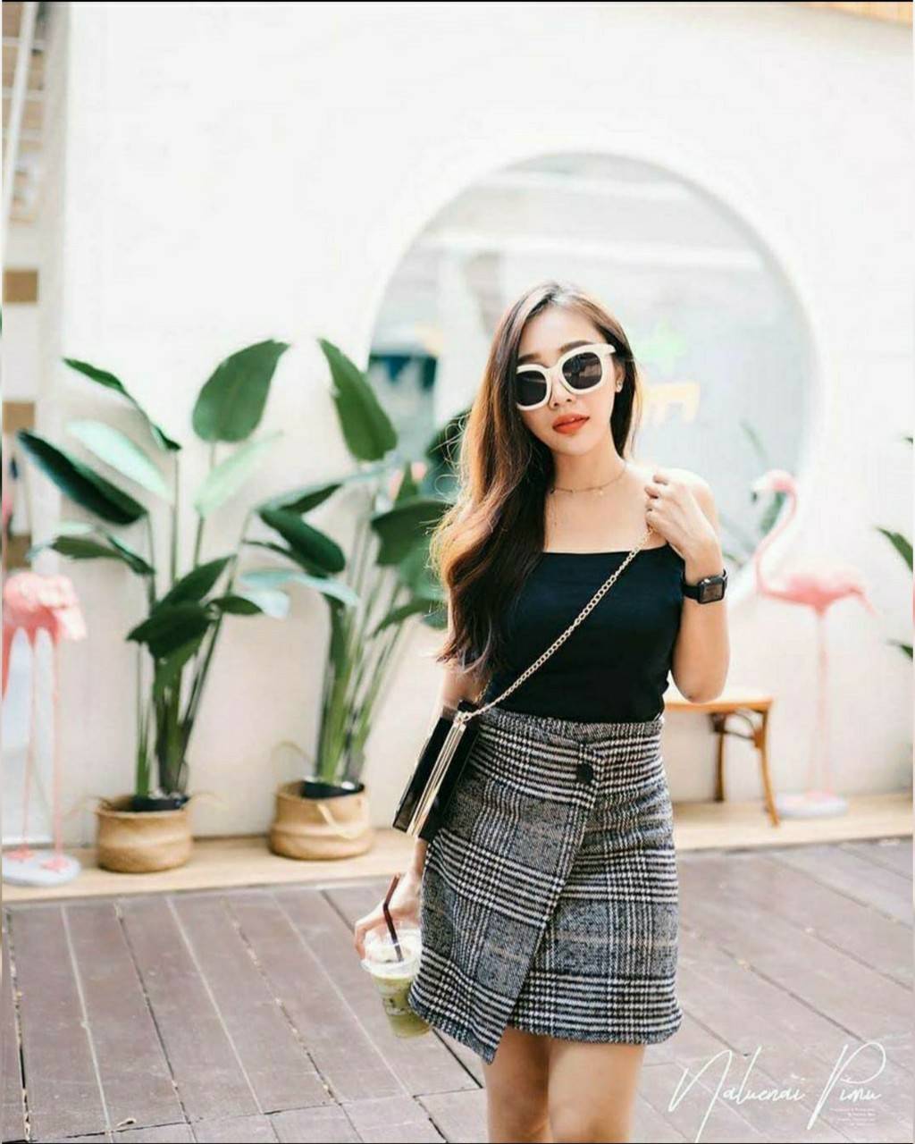 เสื้อกล้ามผ้ายืด นิ่ม