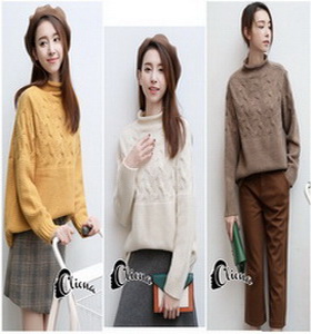 เสื้อไหมพรมคอเตา