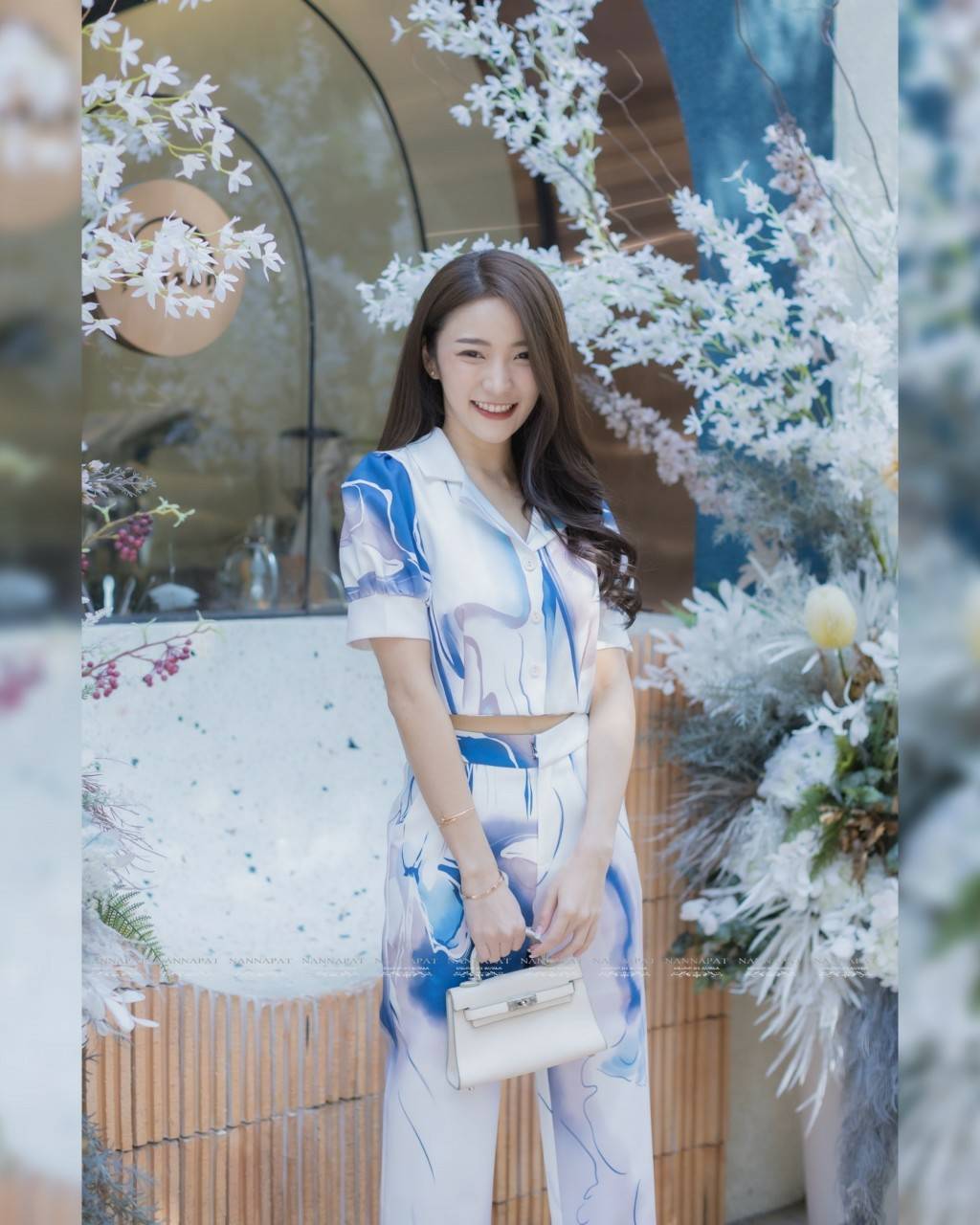 เสื้อกระดุมหน้ากางเกงมีกระเป๋าข้าง