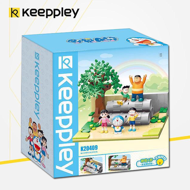(สินค้าลิขสิทธิ์แท้) ชุดตัวต่อการ์ตูน โดเรม่อน x Keeppley