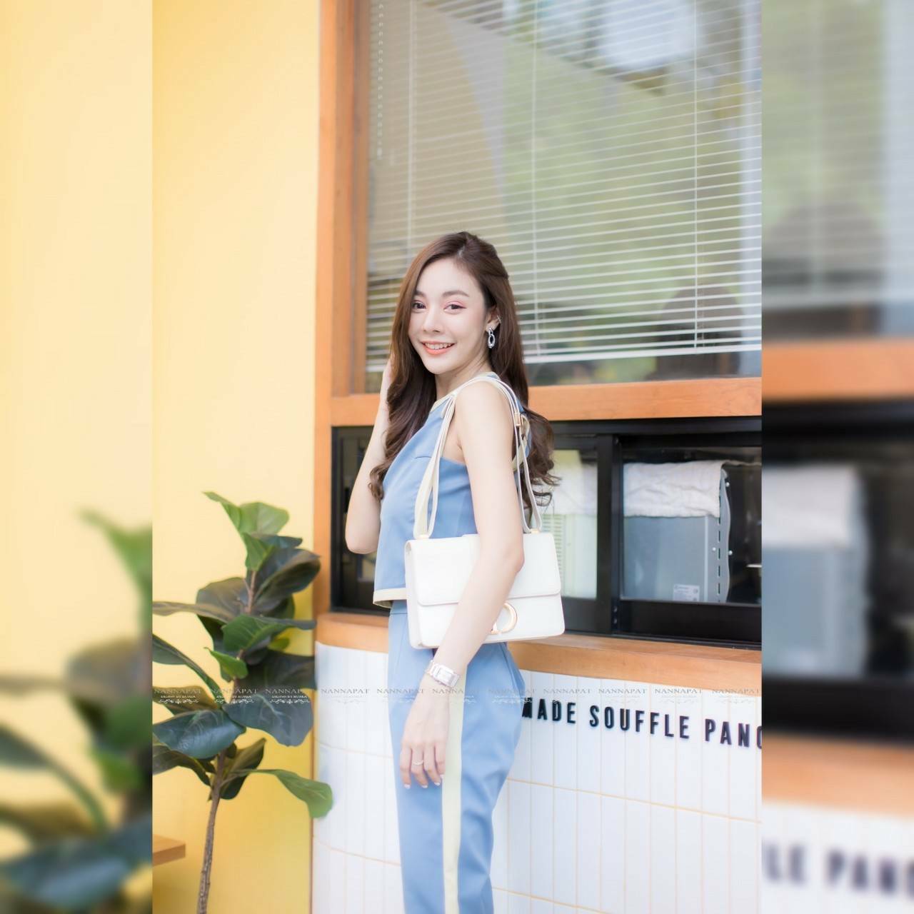 เซทซิปหลัง ทูโทนสีตัดกัน