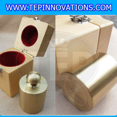 ตุ้มน้ำหนักทองเหลืองมาตรฐาน1kg สำหรับสอบเทียบเครื่องชั่งน้ำหนักดิจิตอลทุกชนิด สอบเทียบน้ำหนักชั่งไม่เกิน1kg