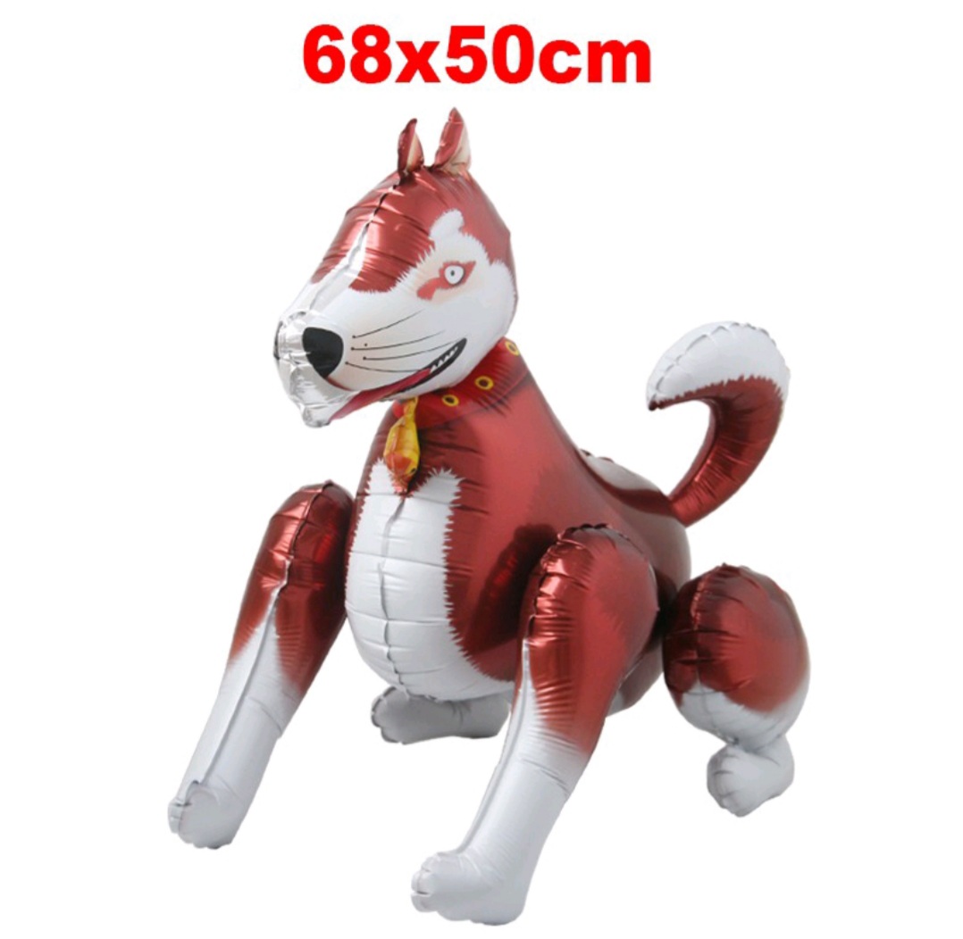 ลูกโป่งสุนัขฮัสกี้ 4D ยืนตั้งพื้นได้ husky dog ANIMAL Balloons standing สำเนา สำเนา สำเนา