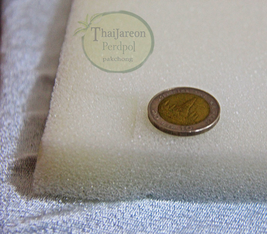 ฟองน้ำปลูกพืชไฮโดรโพนิกส์ ก้อนฟองน้ำมีขนาด 1 x 1 x 1 นิ้ว