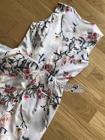 Lady Poppy Beautiful Side-Ribbon PlaySuit