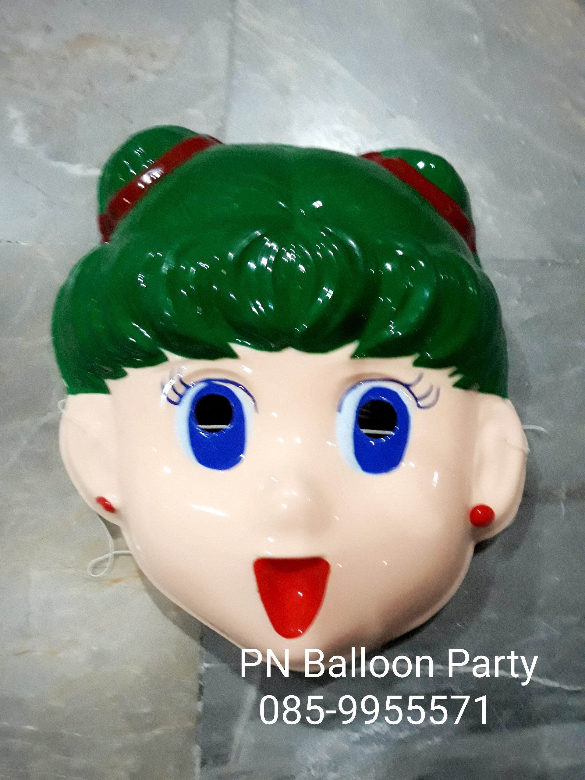 หน้ากากเซเลอร์มูน Sailor Moon Mask สีเขียว