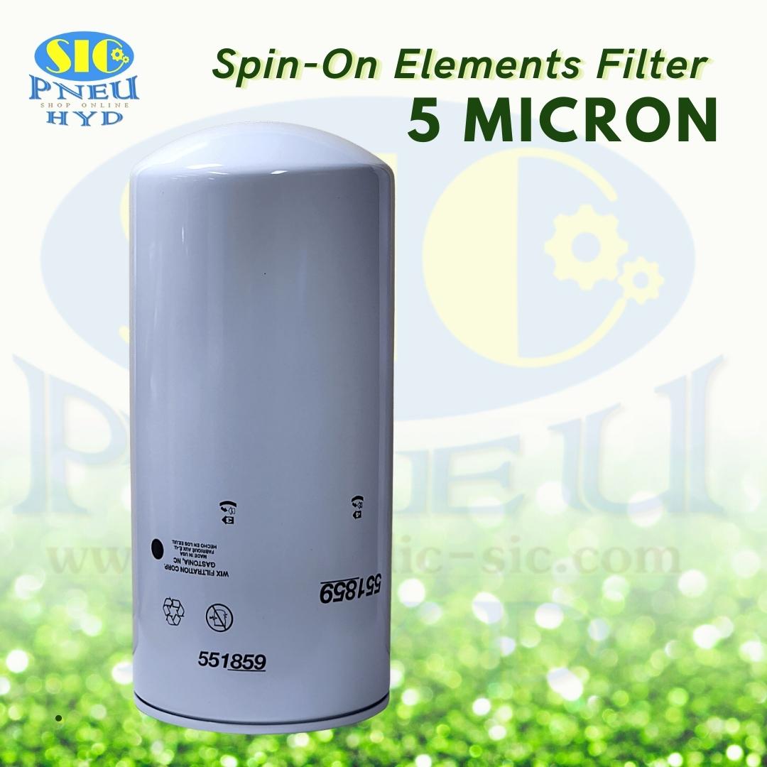 Spin-On Element Filter 1-1/4" ไส้กรองไฮดรอลิค 5 Micron / 10 Micron กรองขากลับ กรองละเอียด กรองกระป๋อง